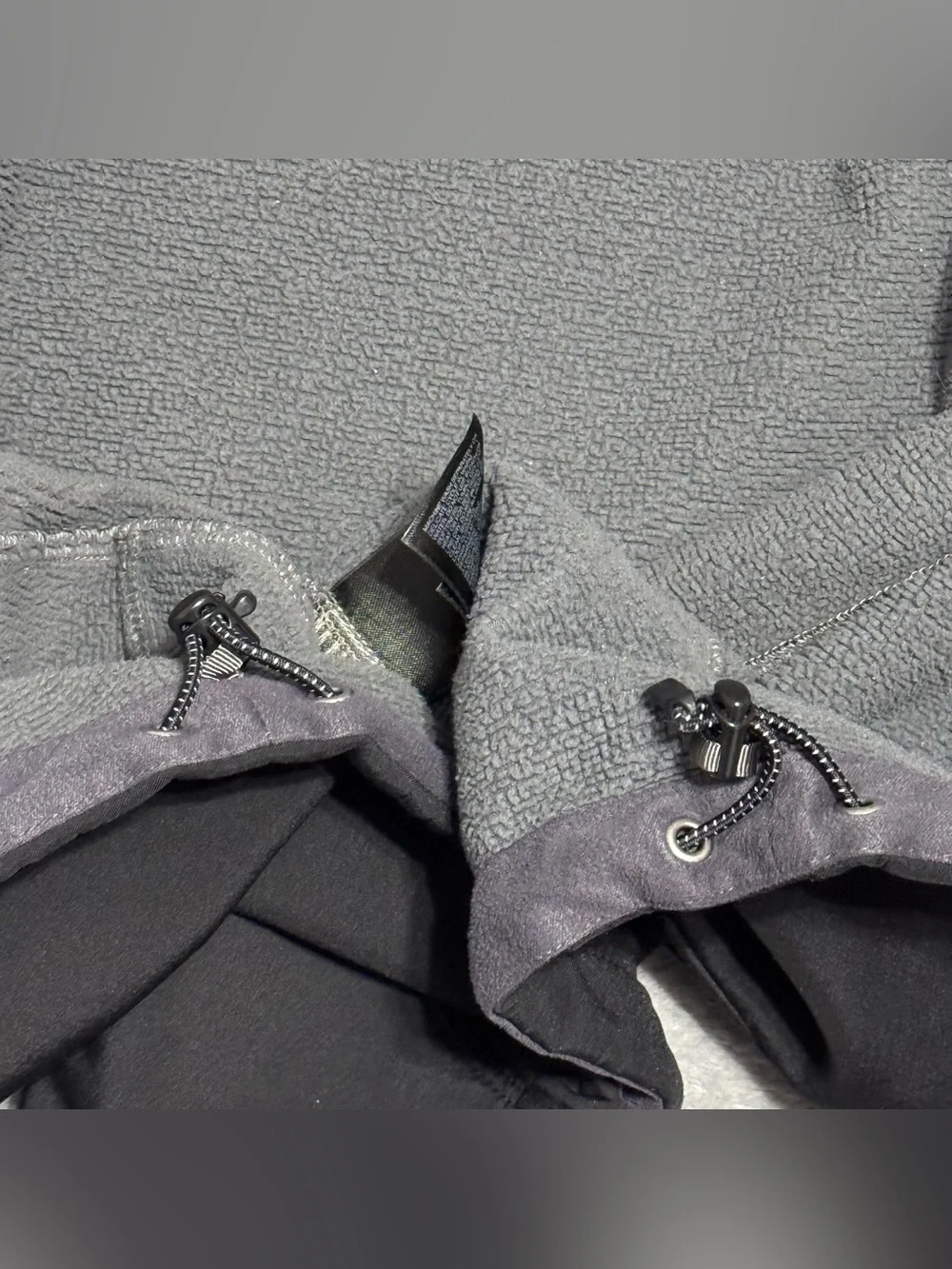 The North Face WindStopper Soft Shell Fleece Lined Vest Mens M Black Full Zip
